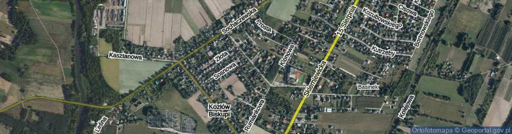 Zdjęcie satelitarne Olimpijska ul.